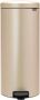 Brabantia newIcon pedaalemmer 30 liter met kunststof binnenemmer Metallic gold - Thumbnail 1