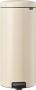 Brabantia NewIcon pedaalemmer 30 liter met kunststof binnenemmer Soft Beige - Thumbnail 1