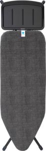 Brabantia Strijkplank C Denim Black 124x45 cm met solide stoomunithouder
