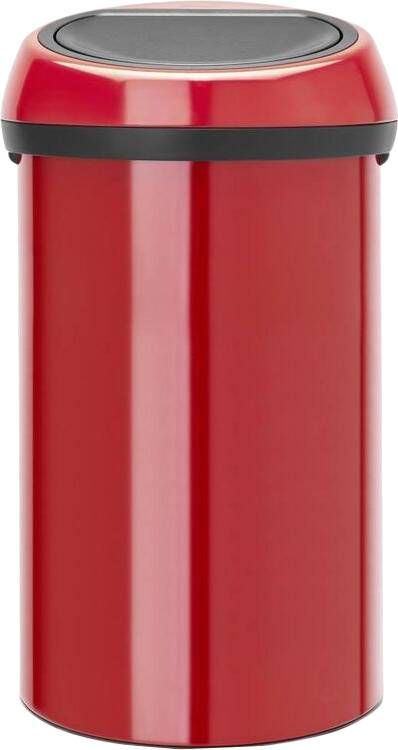 Brabantia Afvalverzamelaar 60 liter 'Touch Bin' Passion Red