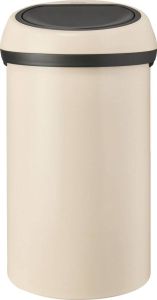 Brabantia Touch Bin afvalemmer 60 liter Soft Beige