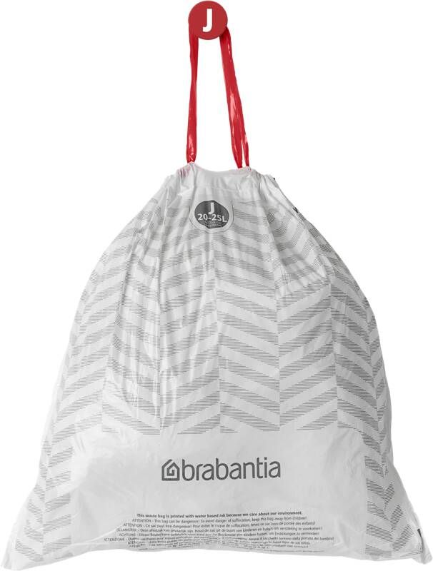 Brabantia PerfectFit Vuilniszakken 20 25 l Code J 10 rollen x 20 stuks