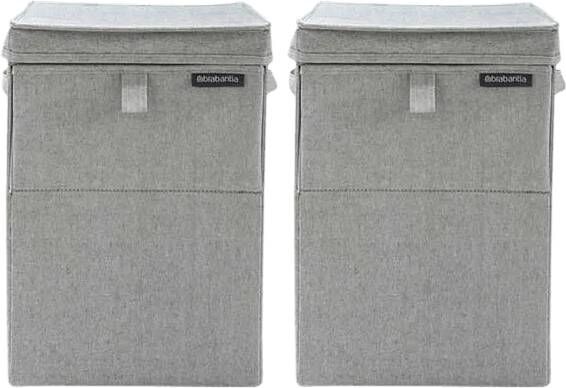 Brabantia Wasboxen Grey Duo Pack