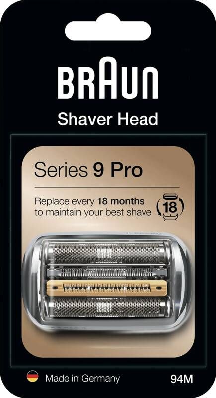 Braun Cassette series 9 pr 94M Scheerhoofden Zilver