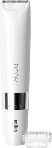 Braun Body Mini Bs1000 Elektrische Lichaamstrimmer Voor Mannen En Vrouwen Nat En Droog Multifunctioneel Wit