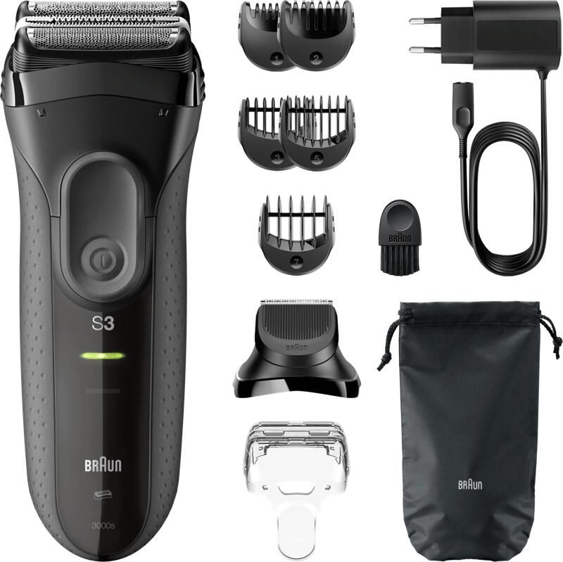 Braun Series 3+ 3000BT Grijs
