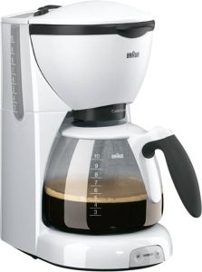 Braun Café House PurAroma Plus KF 520 1 WH Filter-koffiezetapparaat- Wit