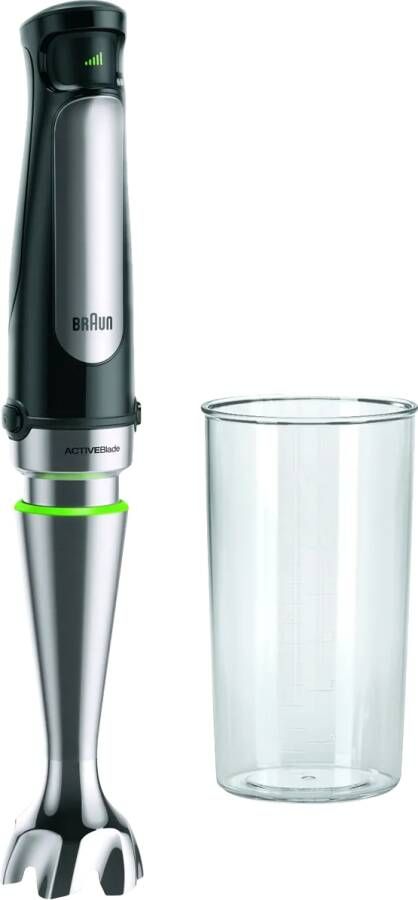 Braun Staafmixer MQ7000X Multi Quick 7 met 600 ml mengbeker traploze snelheidsaanpassing