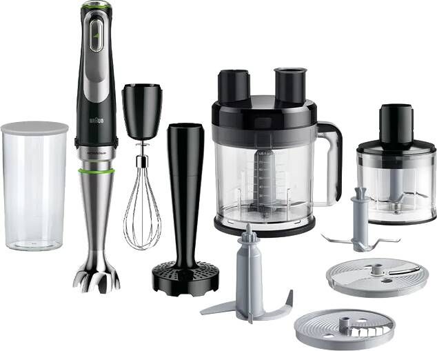 Braun MultiQuick 9 MQ 9187XLI Staafmixer Zwart