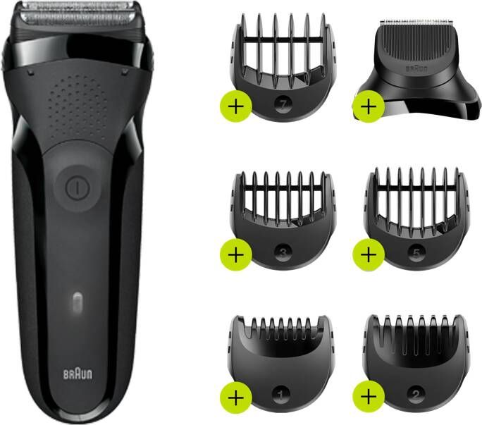 Braun Series 3 300BT Zwart Elektrisch Scheerapparaat Mannen Shave & Style