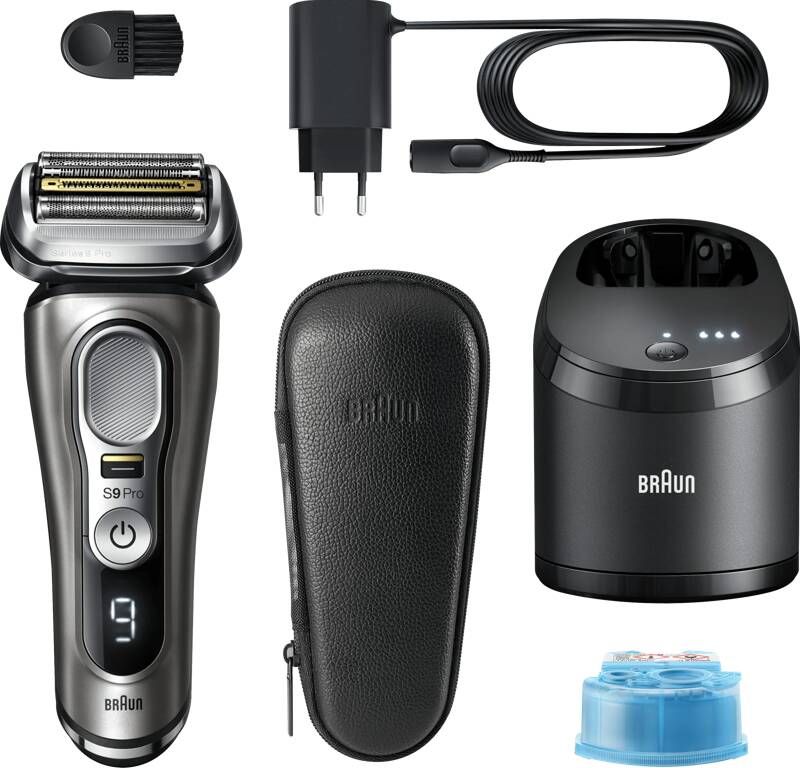 Braun Series 9 Pro 9465cc Elektrisch Scheerapparaat Mannen met Reinigingsstation Wet & Dry scheerapparaten