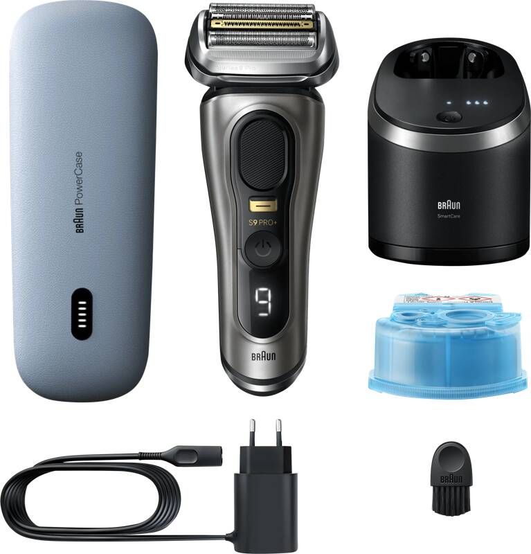 Braun Series 9 Pro+ 9575cc Scheerapparaat SmartCare Center PowerCase Wet & Dry Grafiet