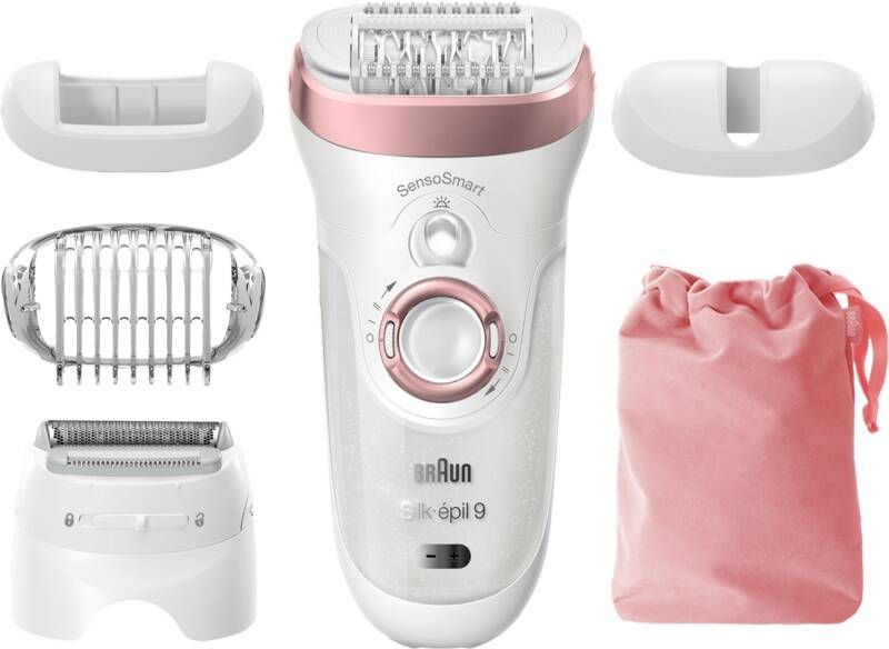 Braun Silk-épil 9-725 Epilator Voor Langdurige Ontharing Wit Roségoud