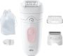 Braun Silk-épil 5-030 28 pincetten Roze Wit - Thumbnail 1