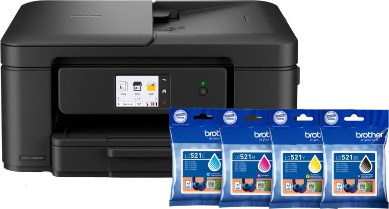 Brother DCP-J1460DW + 1 set extra cartridges