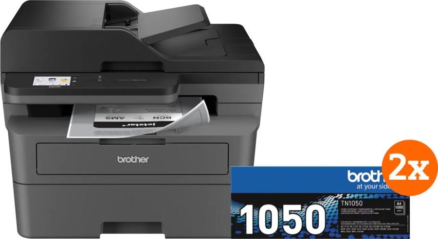 Brother DCP-L2660DW + 2 extra zwarte toners