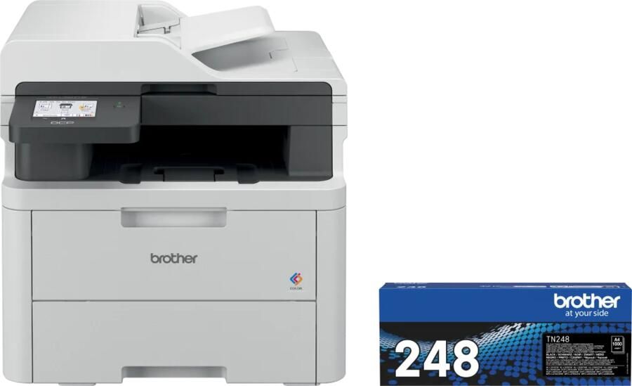 Brother DCP-L3560CDW + 1 extra zwarte toner