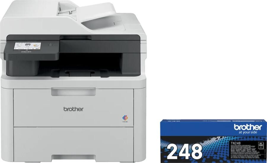 Brother DCP-L3560CDW + 1 extra zwarte toner