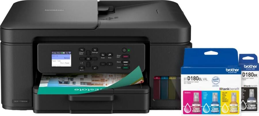 Brother DCP-T780DW + 1 set extra inktflesjes