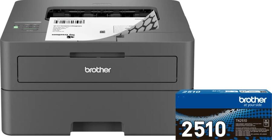 Brother HL-L2400DWE + 1 extra zwarte toner