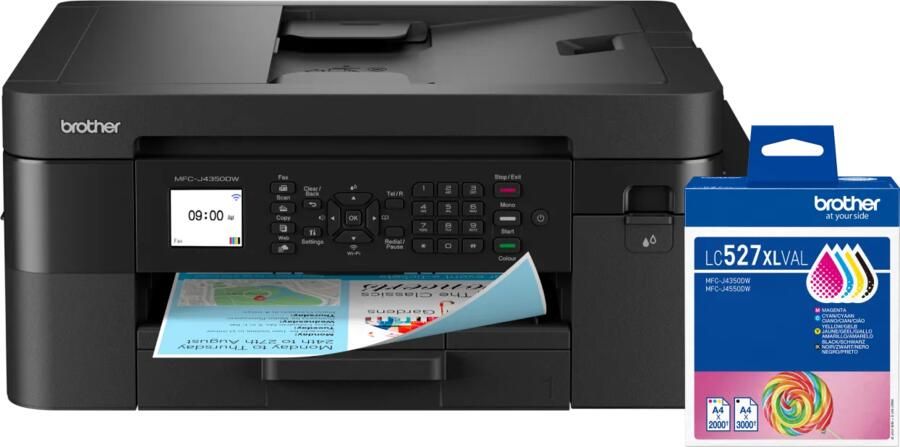 Brother MFC-J4350DW + 1 set extra XL cartridges