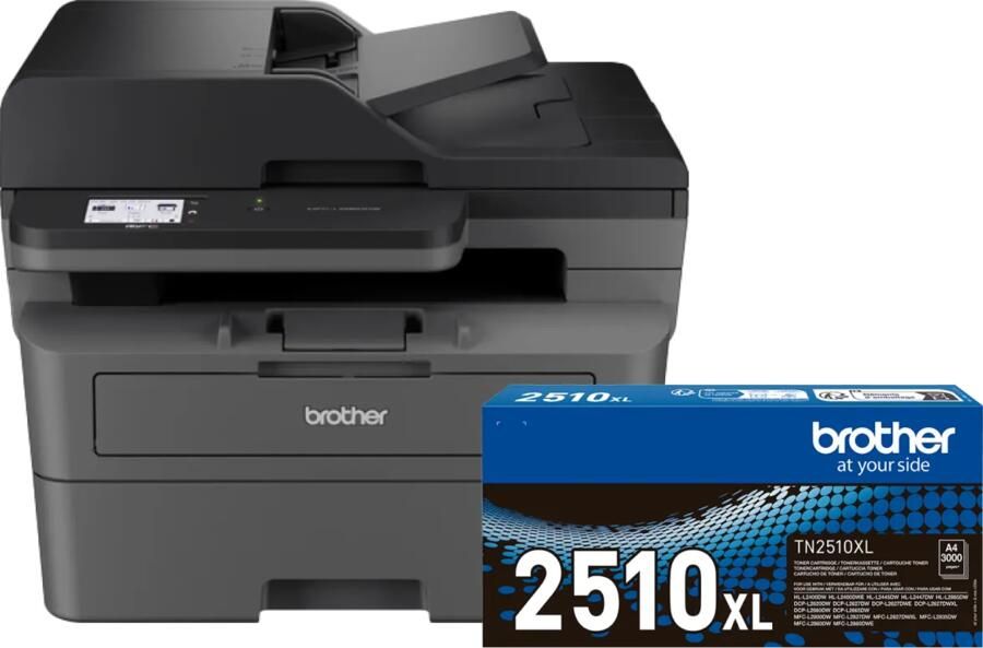 Brother MFC-L2860DWE + 1 extra zwarte XL toner
