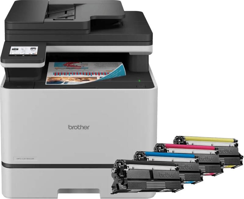 Brother MFC-L8730CDW + 1 set extra XL toners
