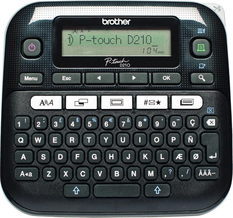 Brother PT-D210VP Accessoire Zwart
