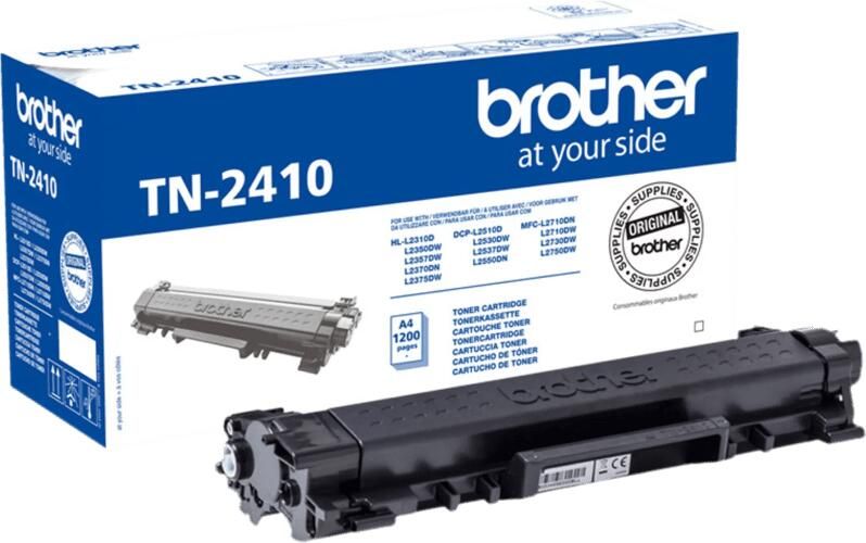 Merkloos Brother toner zwart 1.400 pagina's OEM: TN-2410