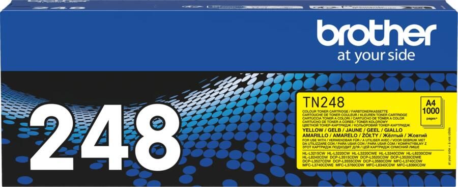 Brother Toner met gele inkt TN248Y voor -printers 1000 pagina's