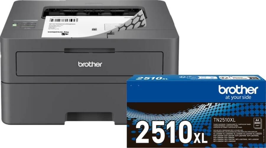 Brother HL-L2400DWE + 1 extra zwarte XL toner