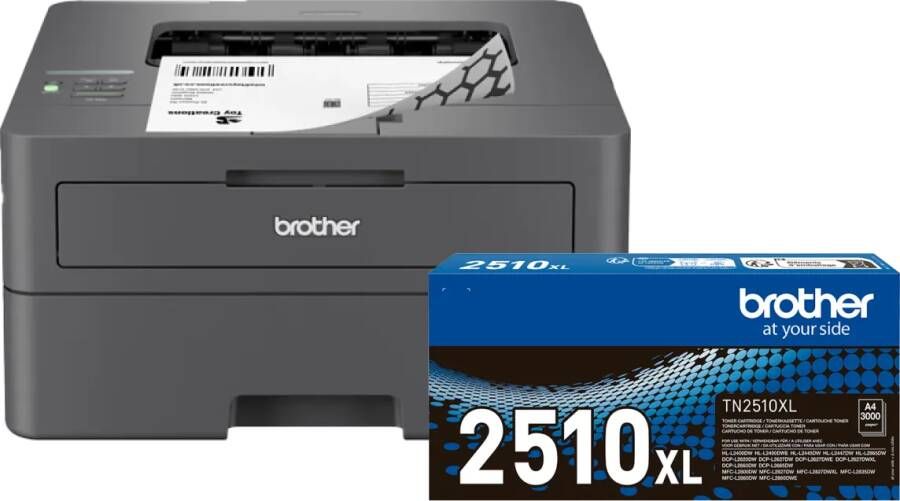 Brother HL-L2445DW + 1 extra zwarte XL toner