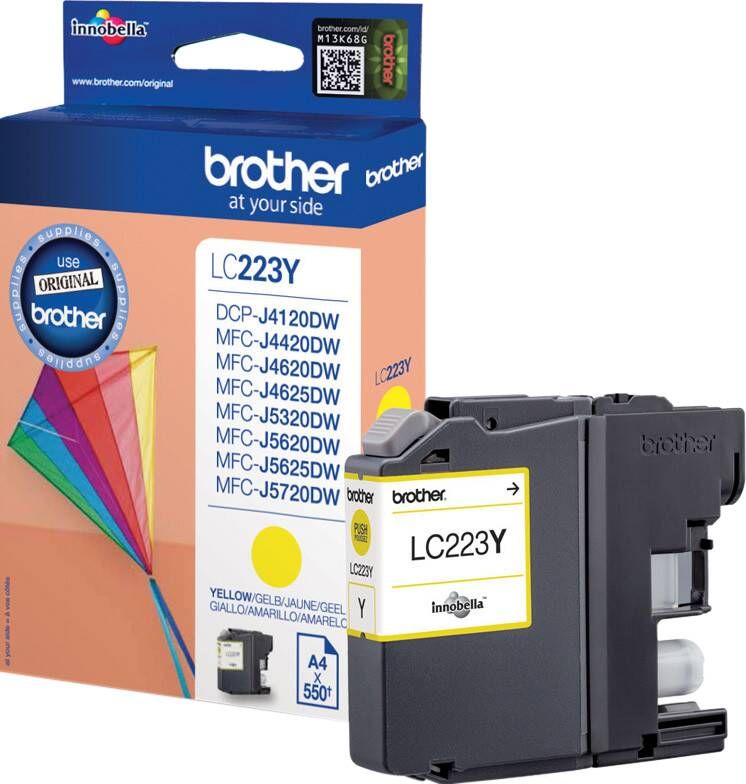 Brother LC-223Y Yellow Ink (600 pages) | Cartridges&Toners | Computer&IT Printen&Scannen | LC-223Y