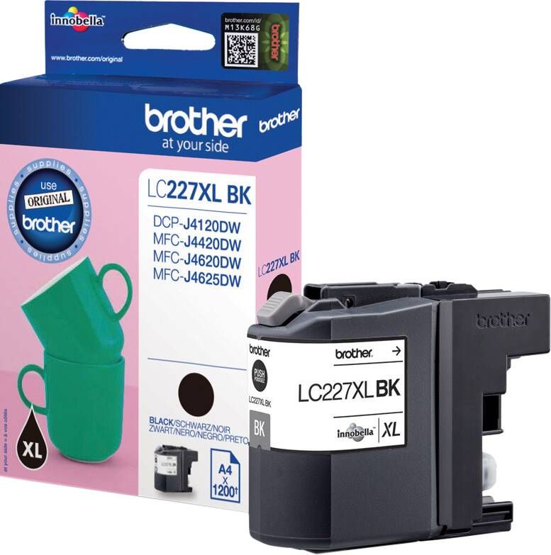 Brother LC-227XLBK Black Ink (1.200 pages)