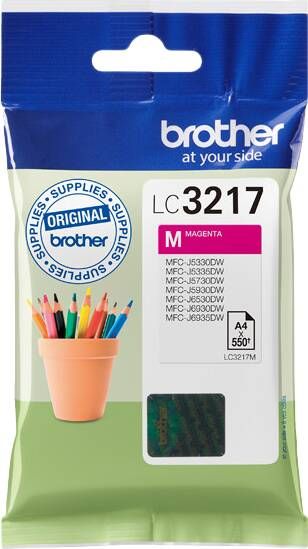 Brother LC-3217M Magenta Inkt (550 pages)