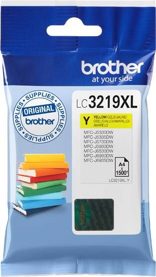 Brother LC-3219XLY Yellow Inkt (1500 pages)
