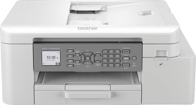 Brother MFCJ4340DWE Multifunctionele inkjetprinter (kleur) A4 Printen scannen kopiëren faxen ADF Duplex USB WiFi