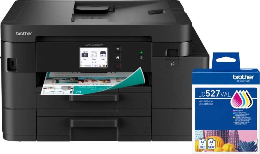 Brother MFC-J4550DW + 1 set extra cartridges