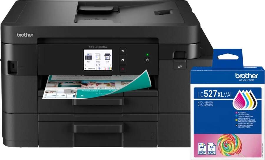 Brother MFC-J4550DW + 1 set extra XL cartridges