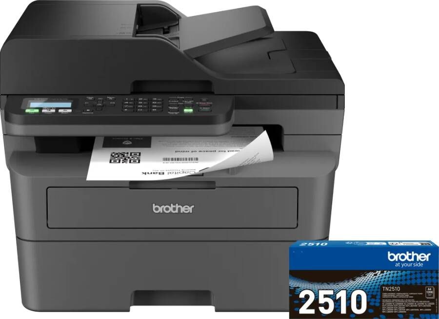 Brother MFC-L2800DW + 1 extra zwarte toner