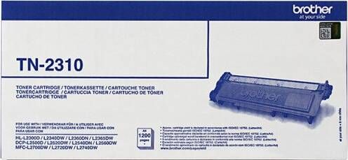 Brother toner 1.200 pagina&apos;s OEM TN-2310 zwart 3 stuks