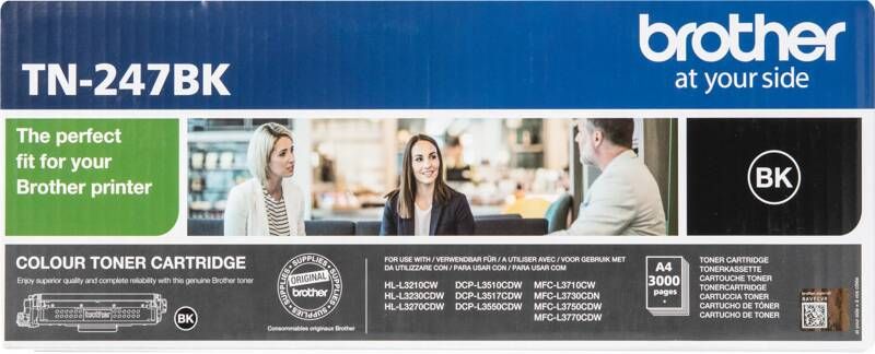 Brother TN-247BK Black Toner (3000 pages) | Cartridges&Toners | Computer&IT Printen&Scannen | TN-247BK