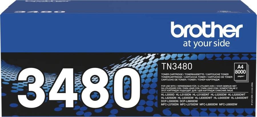 Brother TN-3480 Toner 8.000 pages | Cartridges&Toners | Computer&IT Printen&Scannen | TN-3480