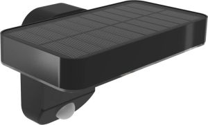 Calex Smart Outdoor Solar Buitenlamp Slimme Wandlamp RGB en Warm Wit Zwart