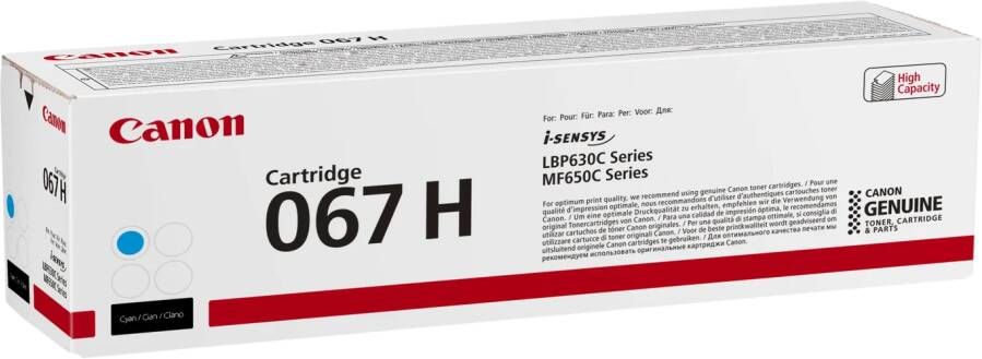 Canon 067H XL Toner Cyaan