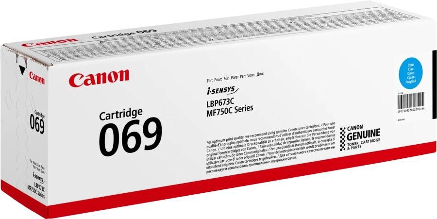 Canon 069 Inkt Toner Cyaan