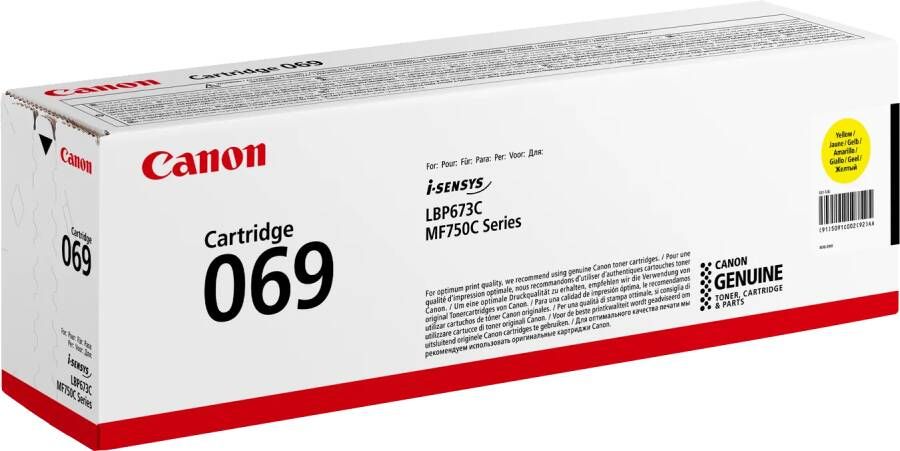 Canon 069 Inkt Toner Geel