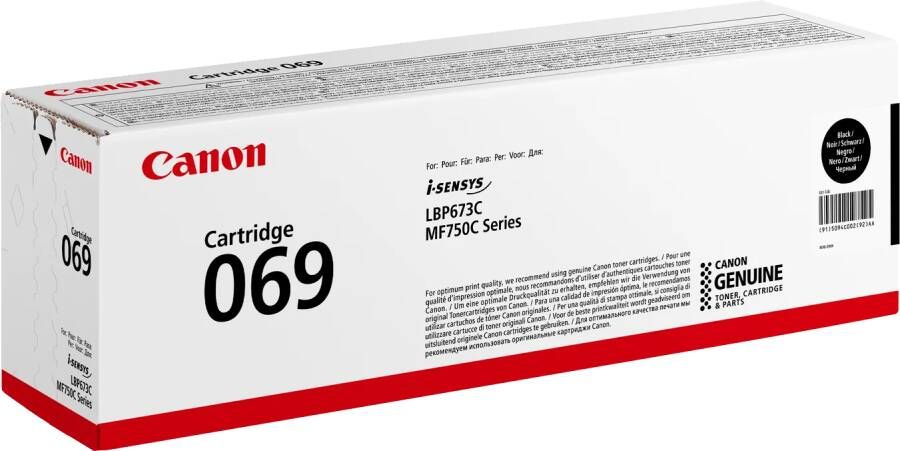Canon 069 Inkt Toner Zwart
