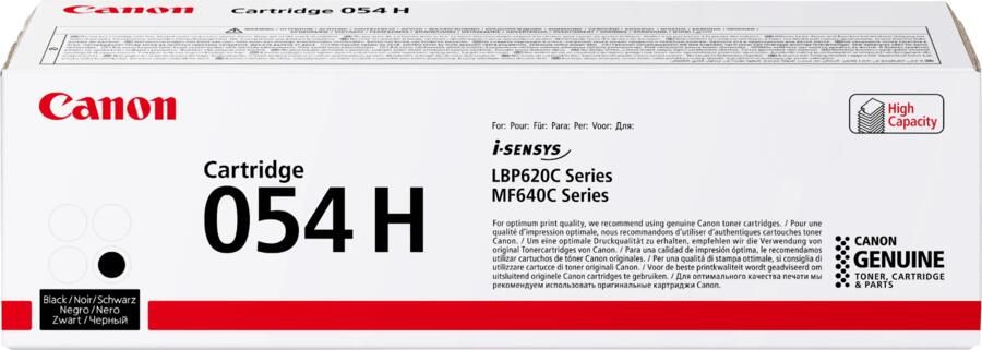 Canon toner 054 H 3.100 pagina's OEM 3028C002 zwart