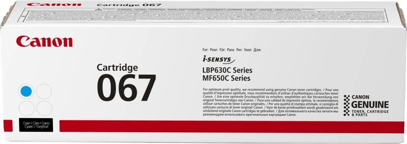 Canon 067 Toner Cyaan